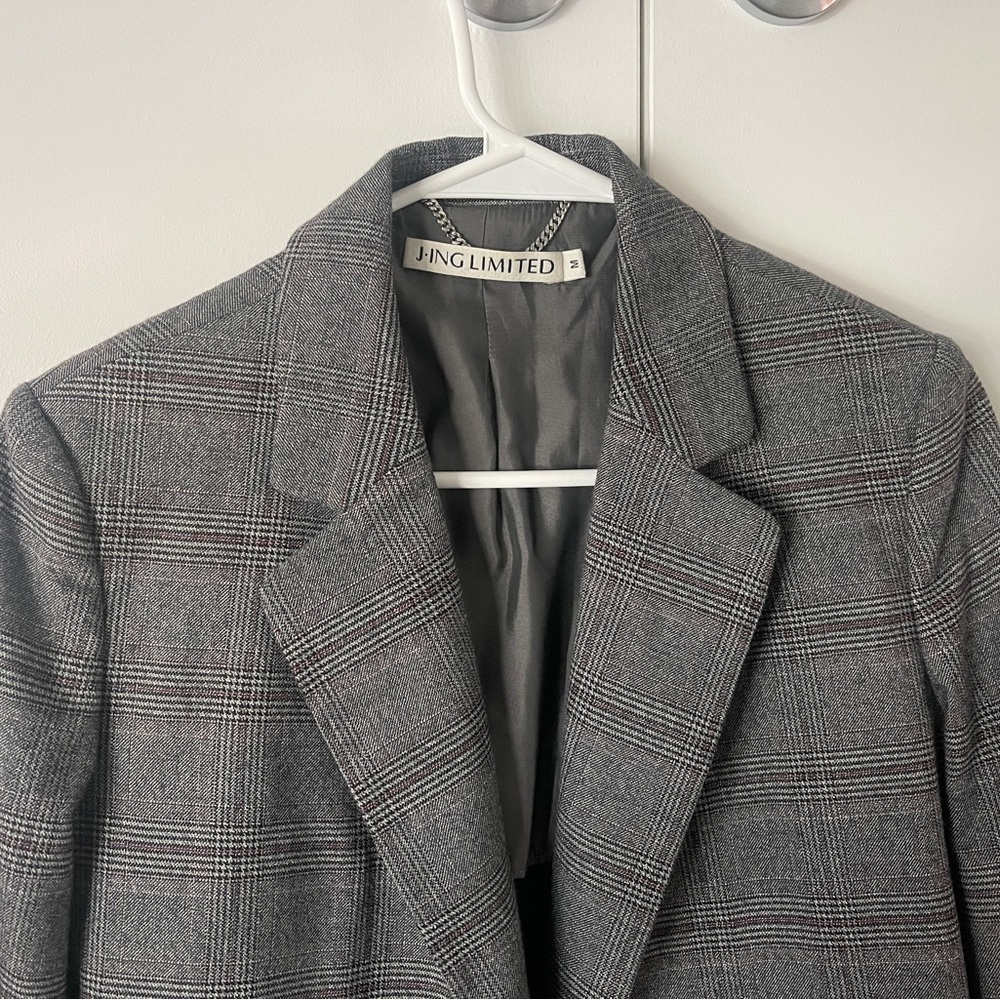 Plaid Blazer